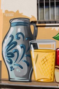 #Bembel #Geripptes #Stöffsche #Apfelwein #Streetart #Graffiti #Kleinmarkthalle #Innenstadt #artmos4 #Mural-Art