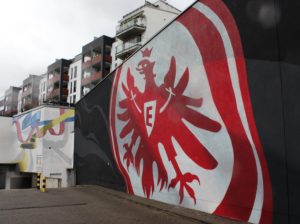 #Streetart #Graffiti #Streetart-Künstler Spot, P.Y.C. #Philipp Alexander Schäfer #EintrachtFrankfurt #Wappen